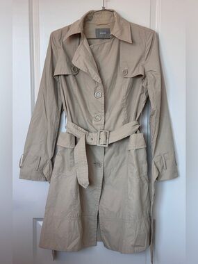 O'Stin Women's Lightweight Trench Coat - Cream size XL